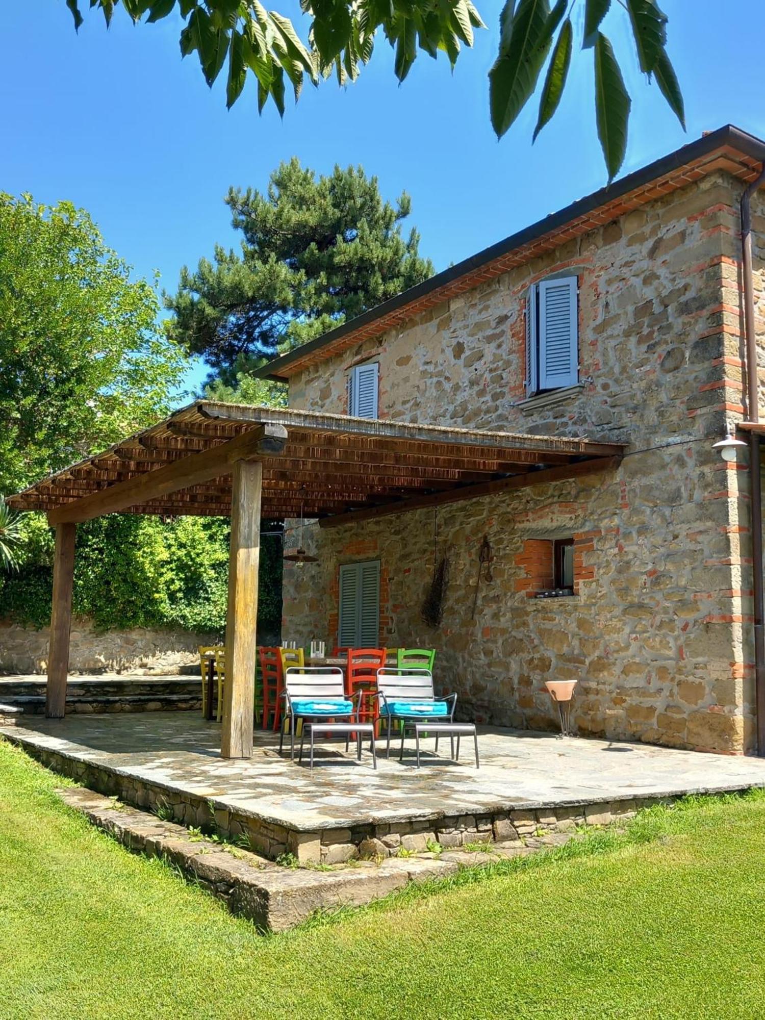 Villa Casolare Il Moro Monte San Savino Exterior foto