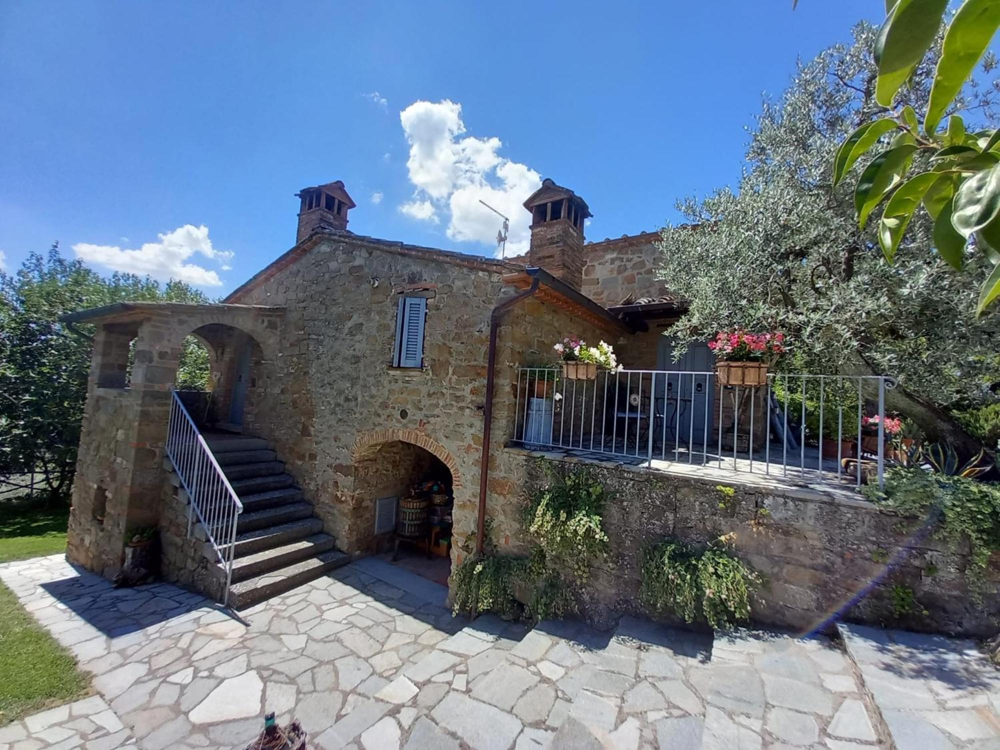 Villa Casolare Il Moro Monte San Savino Exterior foto