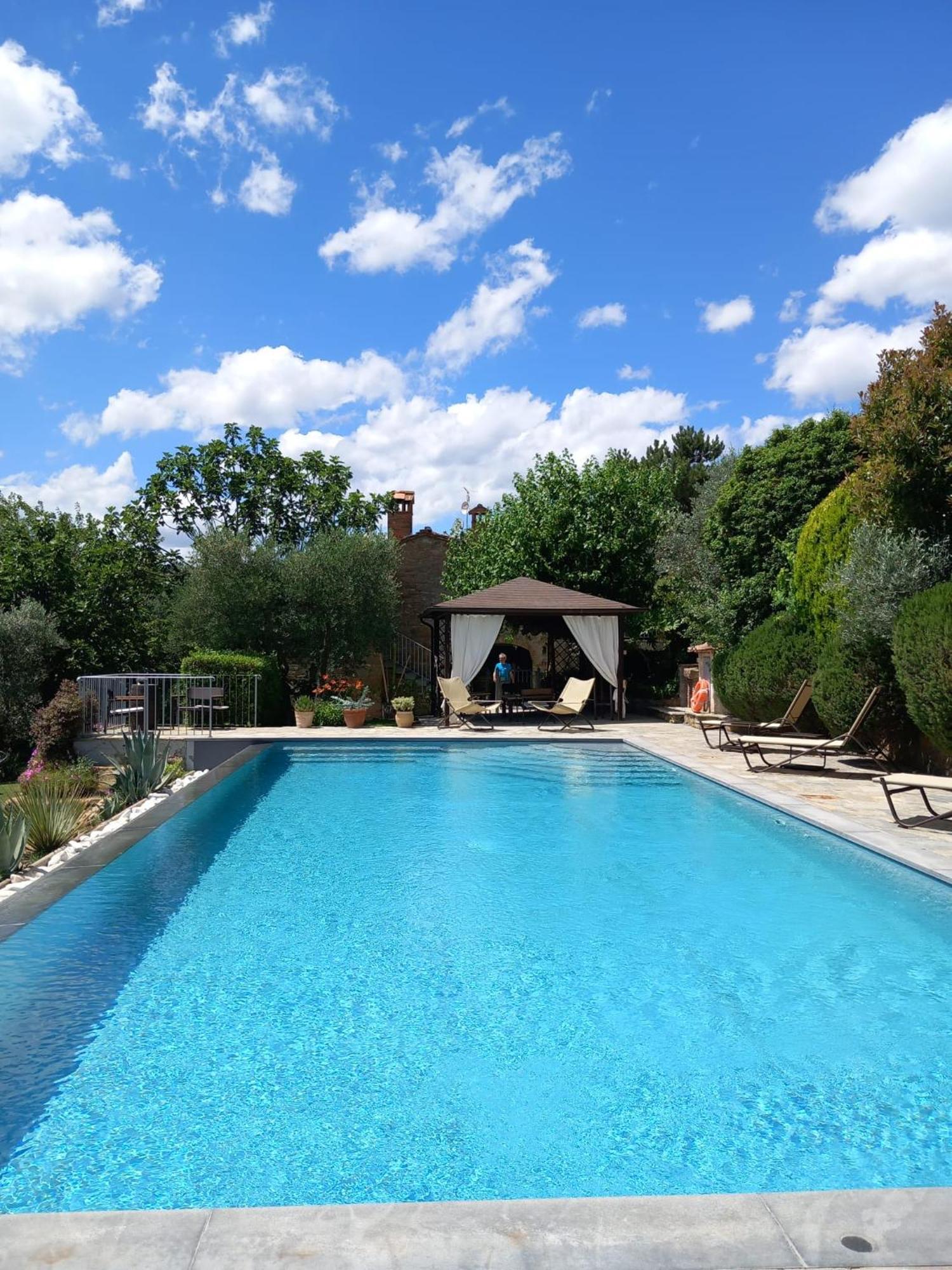 Villa Casolare Il Moro Monte San Savino Exterior foto