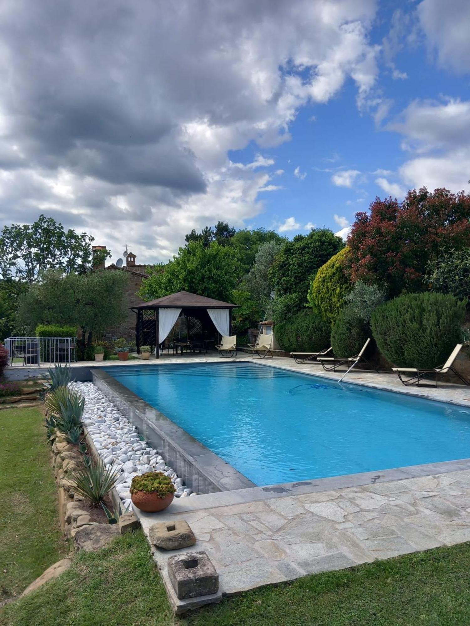 Villa Casolare Il Moro Monte San Savino Exterior foto
