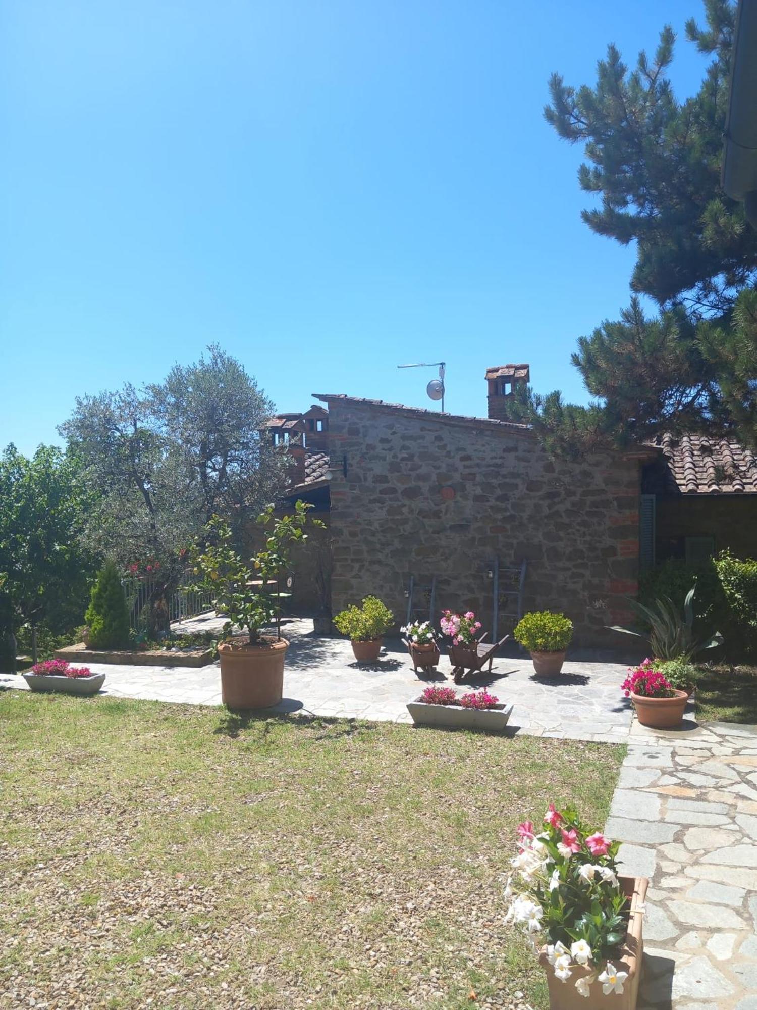 Villa Casolare Il Moro Monte San Savino Exterior foto