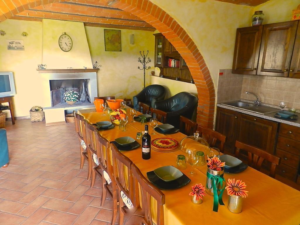 Villa Casolare Il Moro Monte San Savino Exterior foto